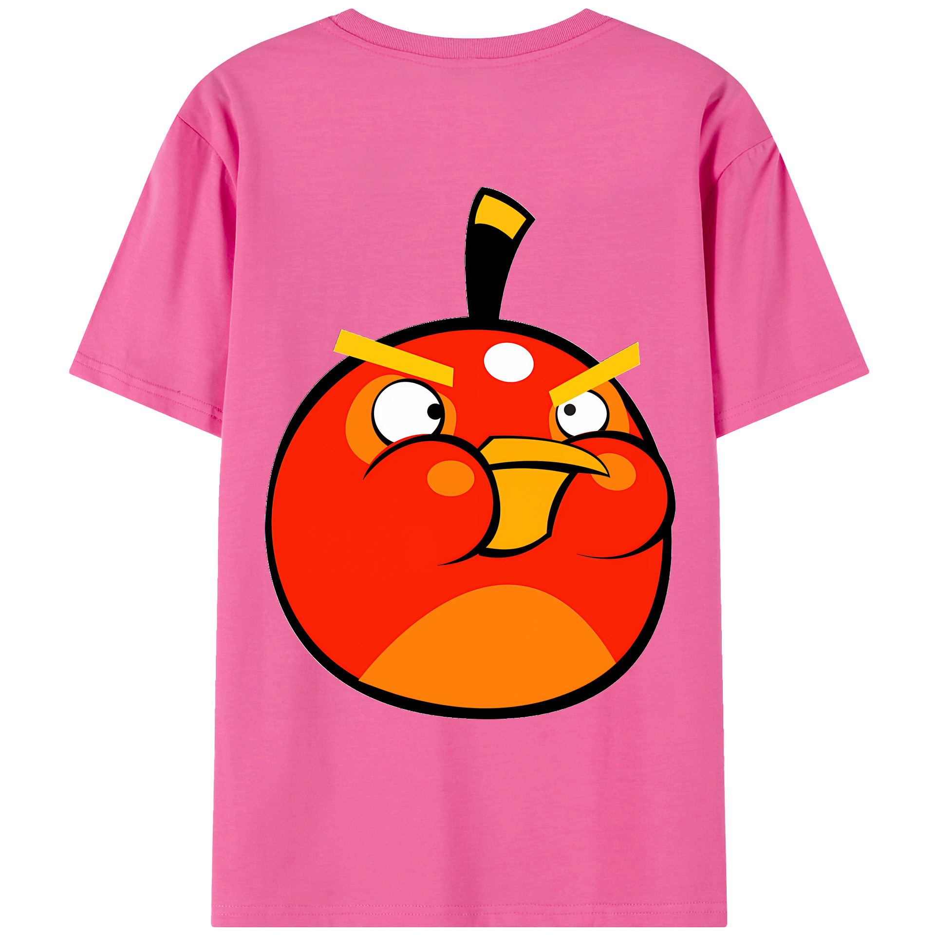 （画像用） Angry Birds アングリーバード レディース半袖Tシャツ(バックプリント)